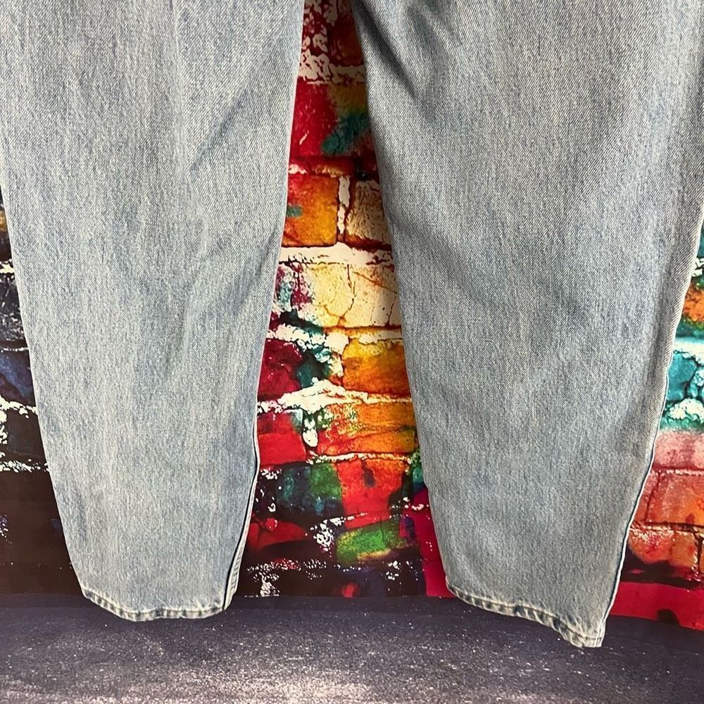 Vintage Y2K Levi's 550 Relaxed Fit Tapered Leg 12 Mis Medium Jeans - Picture 8 of 9